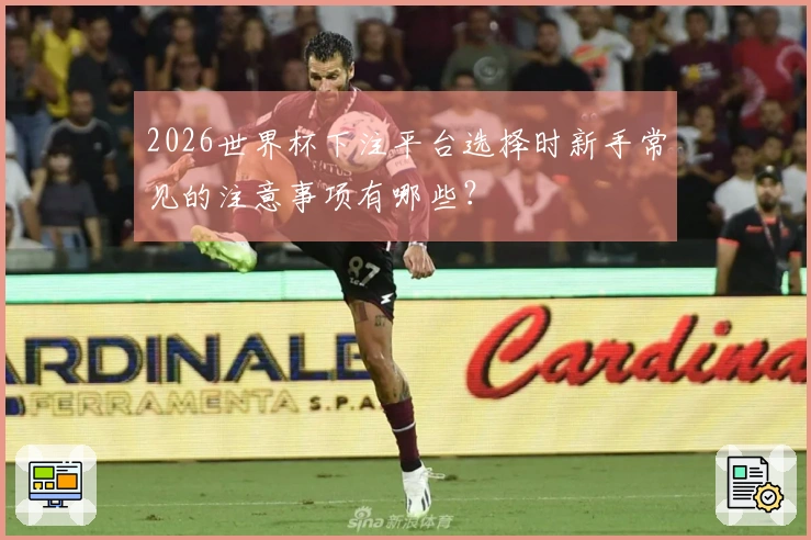 2026世界杯下注平台选择时新手常见的注意事项有哪些？